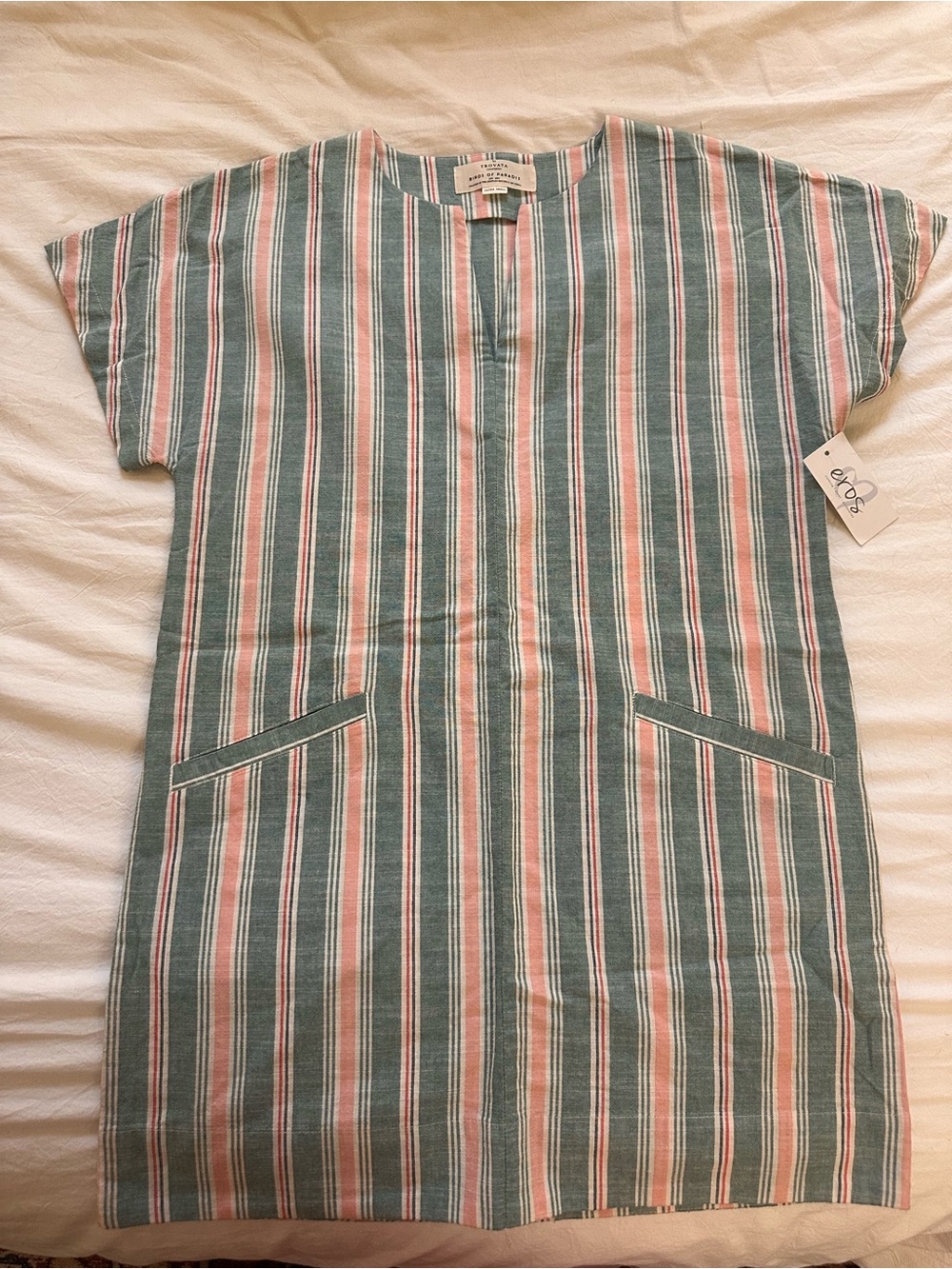 NWT Trovata Striped T Shirt Dress Size XS